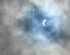 The moon eats the sun